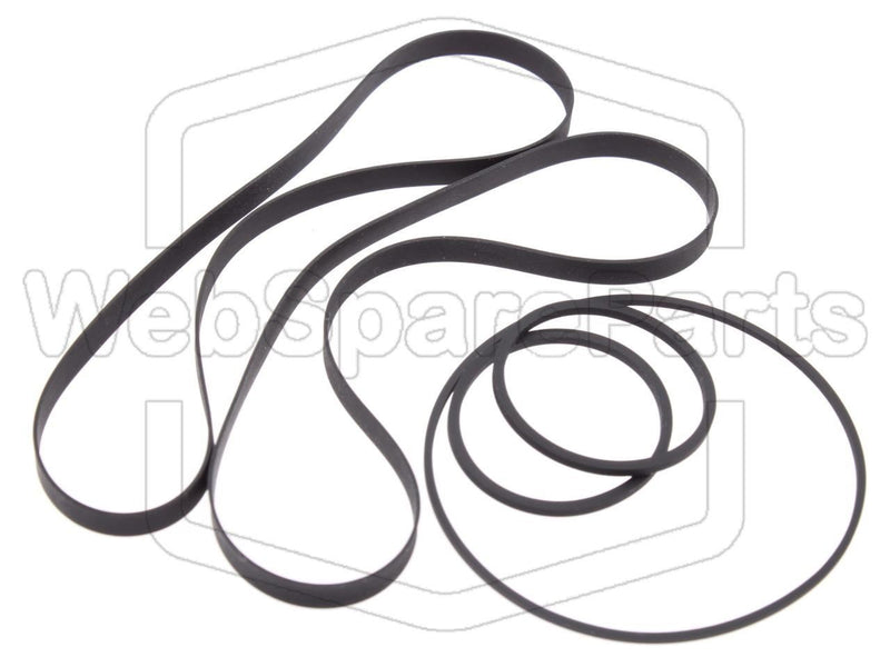 Belt Kit For Cassette Player Sony TC-WR620 - WebSpareParts