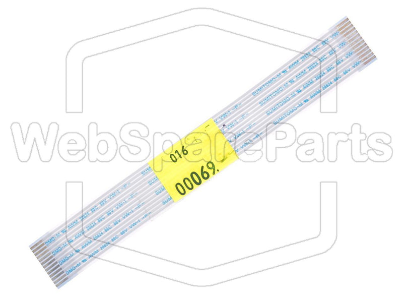 13 Pins Flat Cable L=130mm W=17.50mm - WebSpareParts