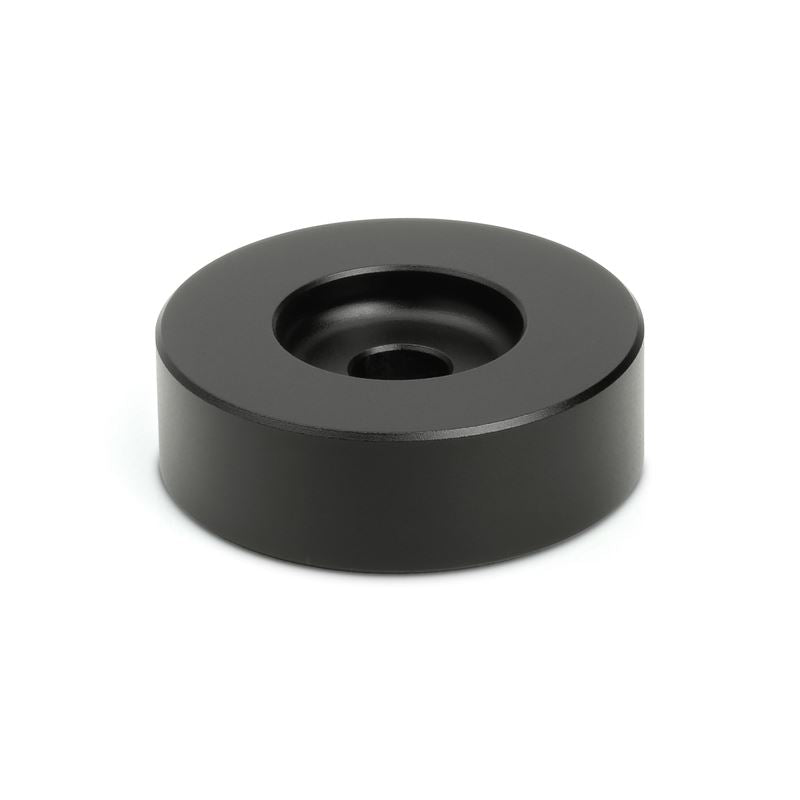 Turntable Vinil Single Adaptor 45 rpm Made of Aluminum Black By Dynavox - WebSpareParts