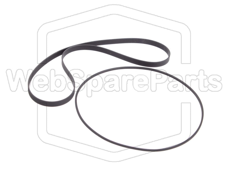 Belt Kit For Cassette Deck Technics RS-M6 - WebSpareParts