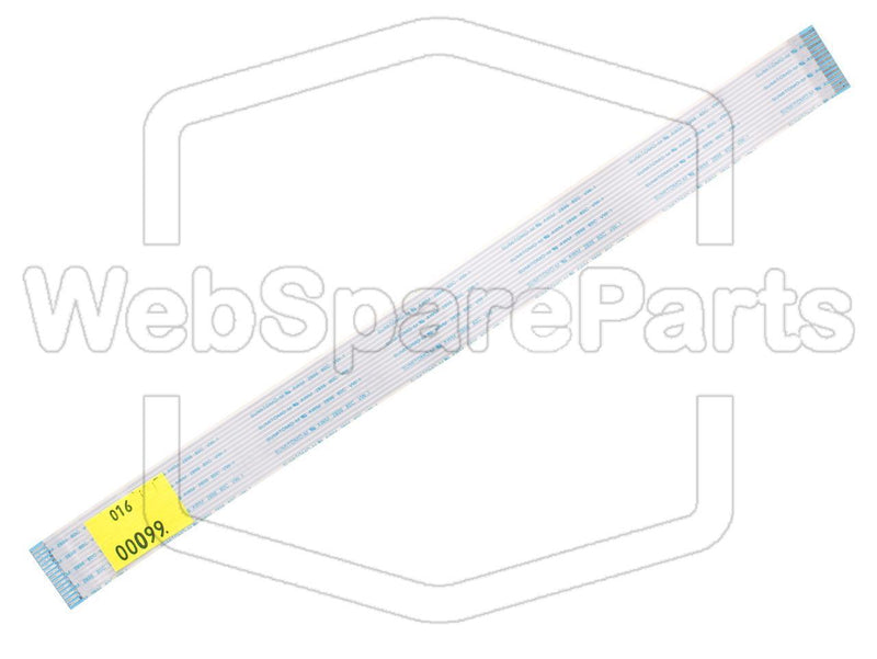 15 Pins Flat Cable L=254mm W=20mm - WebSpareParts