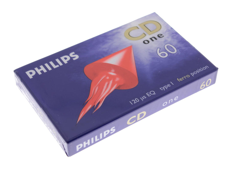 Blank Audio Media Recording Cassette Philips CD One 60 - WebSpareParts