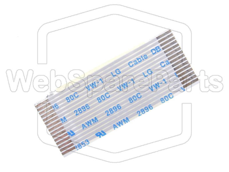15 Pins Flat Cable L=39mm W=15.90mm - WebSpareParts