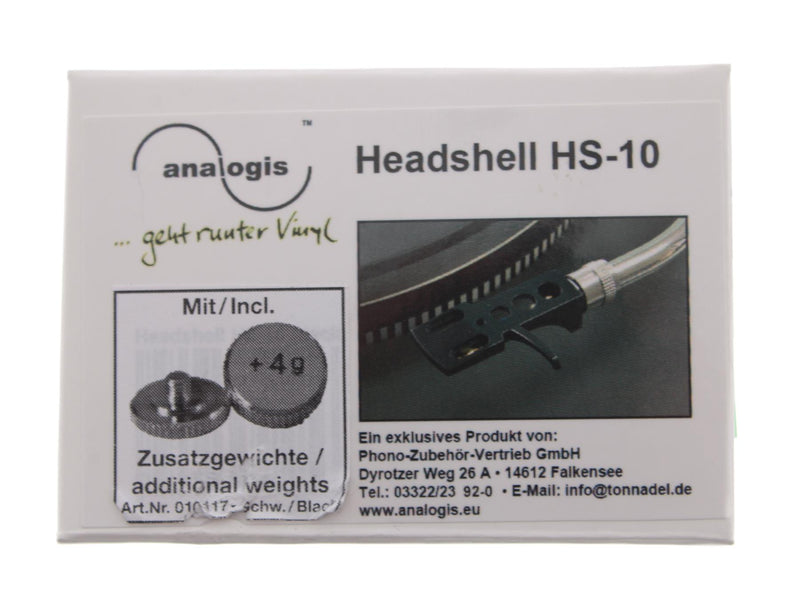 Headshell HS-10 Black Replacement for Turntable Tonearm - WebSpareParts