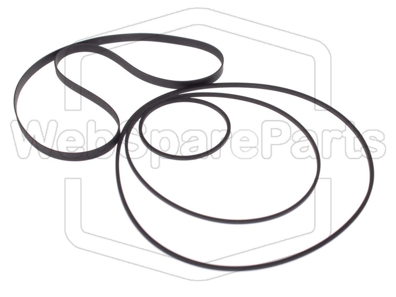 Belt Kit For Cassette Deck Bang & Olufsen Beocord 5000 Type 4922 - WebSpareParts
