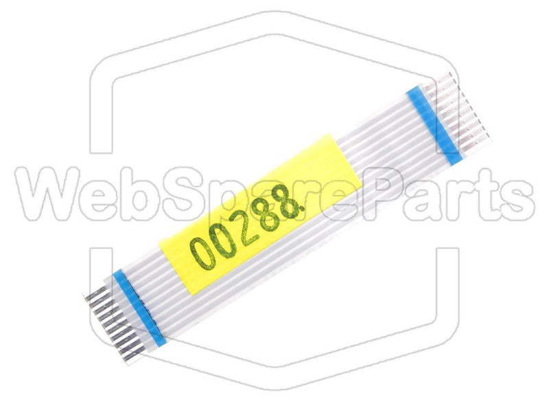 10 Pins Flat Cable L=54mm W=11.10mm - WebSpareParts