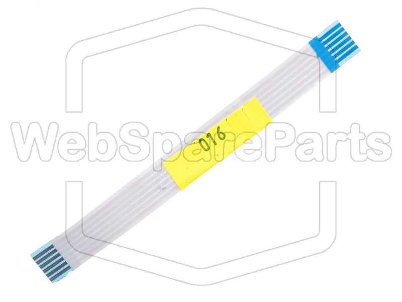 6 Pins Inverted Flat Cable L=86mm W=8.80mm - WebSpareParts