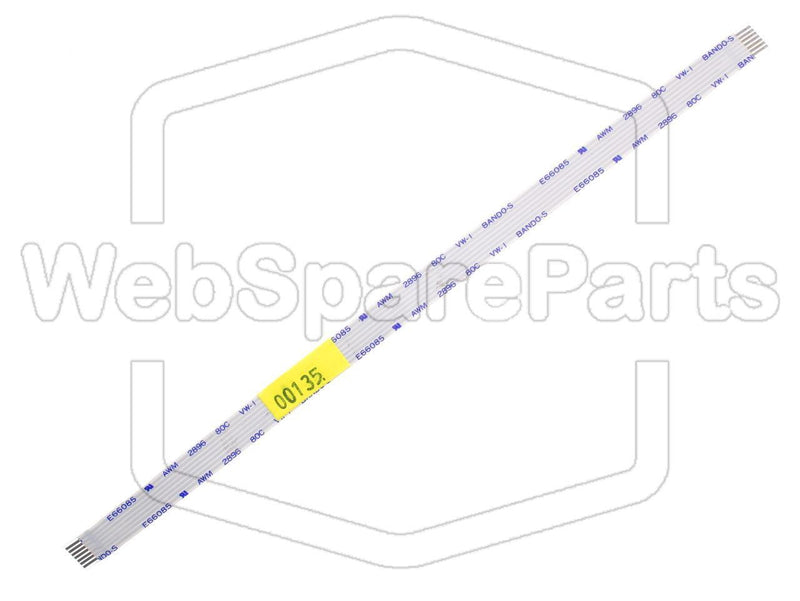7 Pins Flat Cable L=241mm W=10.1mm - WebSpareParts