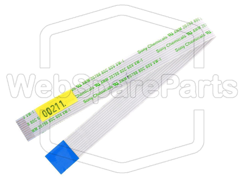 11 Pins Flat Cable L=260mm W=15.05mm - WebSpareParts