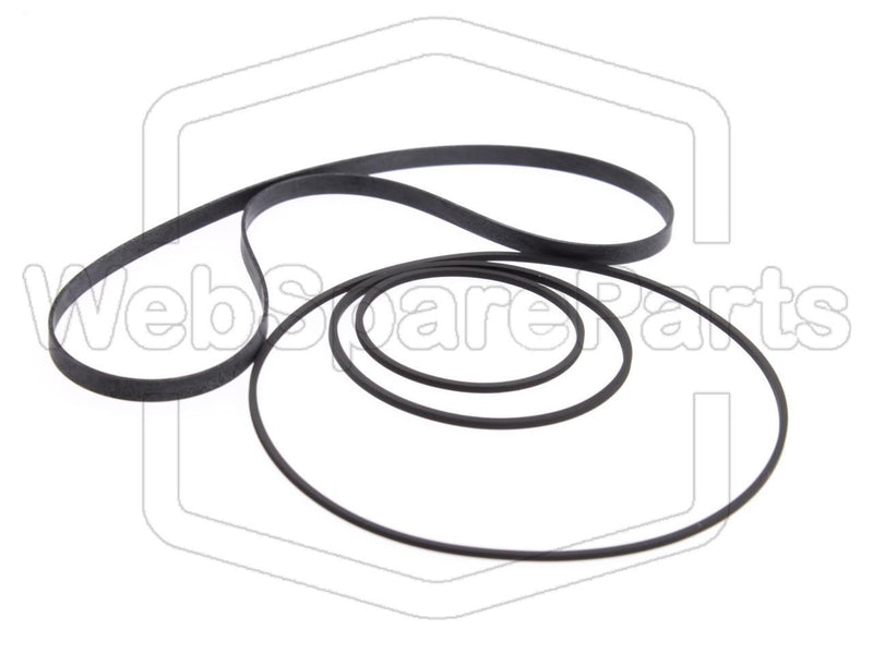 Belt Kit For Cassette Deck Technics RS-4 - WebSpareParts
