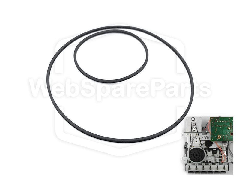 Belt Kit For Cassette Deck Sinclair ZX SPECTRUM 128 +2, Ver2.0 - WebSpareParts