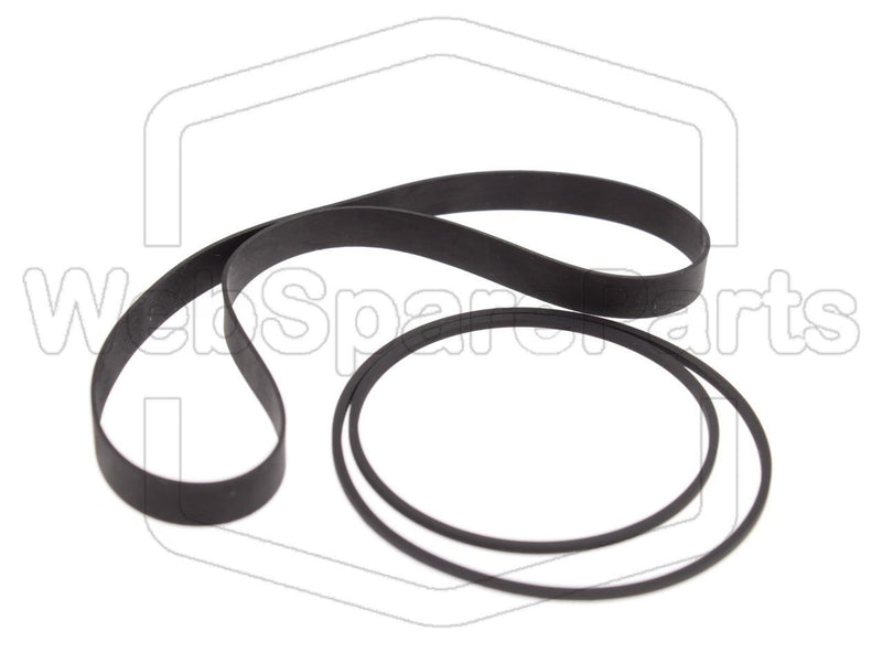 Belt Kit For Cassette Deck Sansui D-90 - WebSpareParts