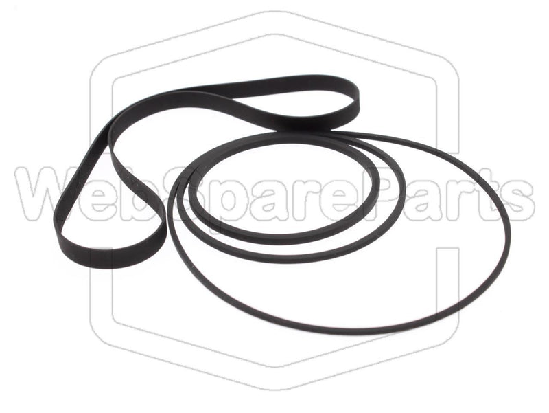 Belt Kit For Cassette Deck Sansui D-150M - WebSpareParts