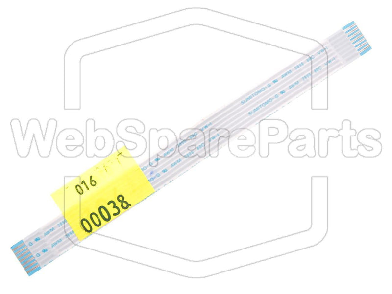 7 Pins Flat Cable L=120mm W=10mm - WebSpareParts