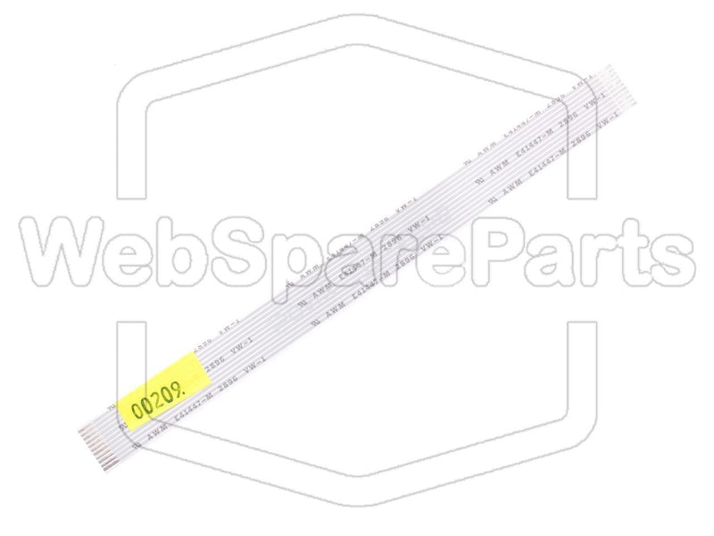 11 Pins Flat Cable L=180mm W=15.05mm - WebSpareParts
