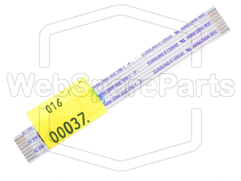 8 Pins Flat Cable L=90mm W=11.20mm - WebSpareParts