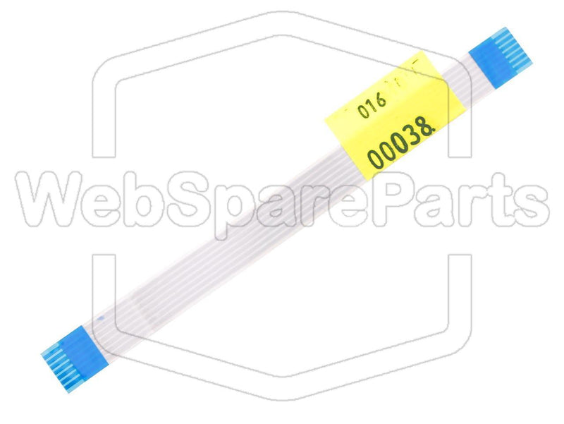 7 Pins Flat Cable L=120mm W=10mm - WebSpareParts