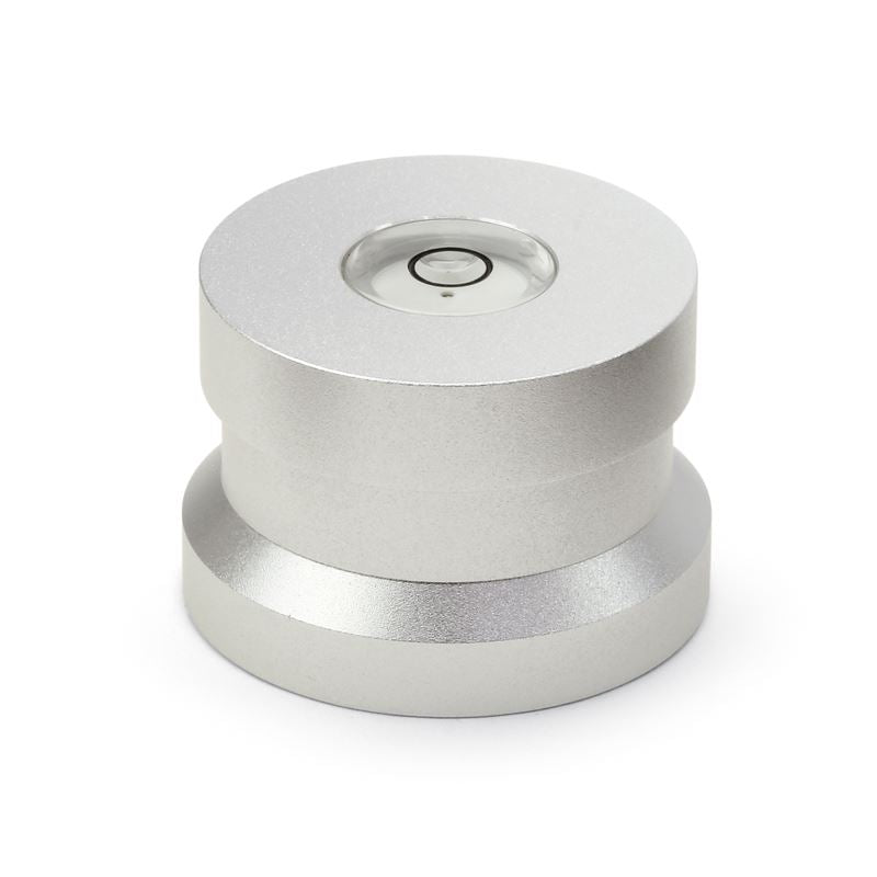 Turntable Vinil Single Adaptor 45 rpm With Level Silver By Dynavox - WebSpareParts