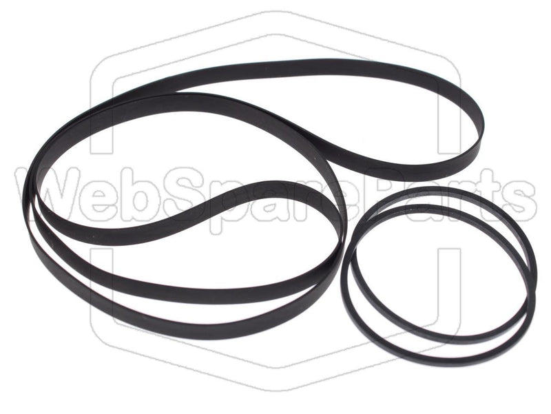 Belt Kit For Turntable Record Player Mitsubishi LT-5V - WebSpareParts