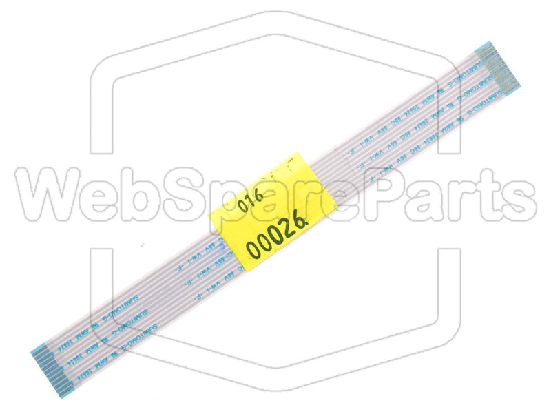 12 Pins Flat Cable L=128mm W=13mm - WebSpareParts