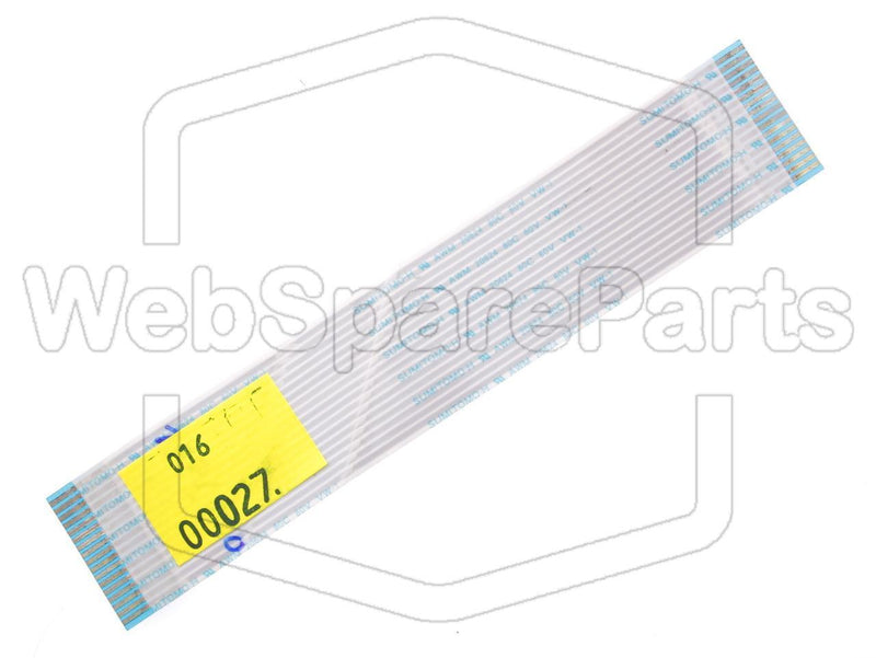 17 Pins Flat Cable L=120mm W=22.50mm - WebSpareParts