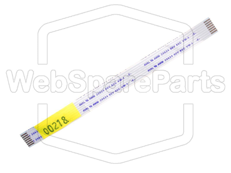 7 Pins Flat Cable L=130mm W=10.05mm - WebSpareParts