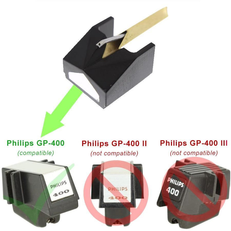 Stylus-Needle Diamond Elliptical Nude For  Philips GP 401 - WebSpareParts